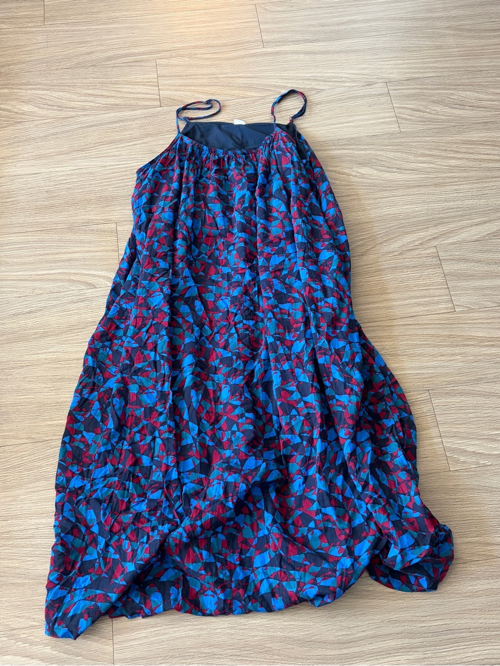 Melrose and Market Blue, Navy & Red Printed Maxi Dress